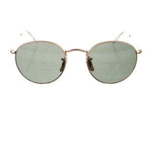 Ray-Ban Gold Frame with Green Lenses Sunglasses
